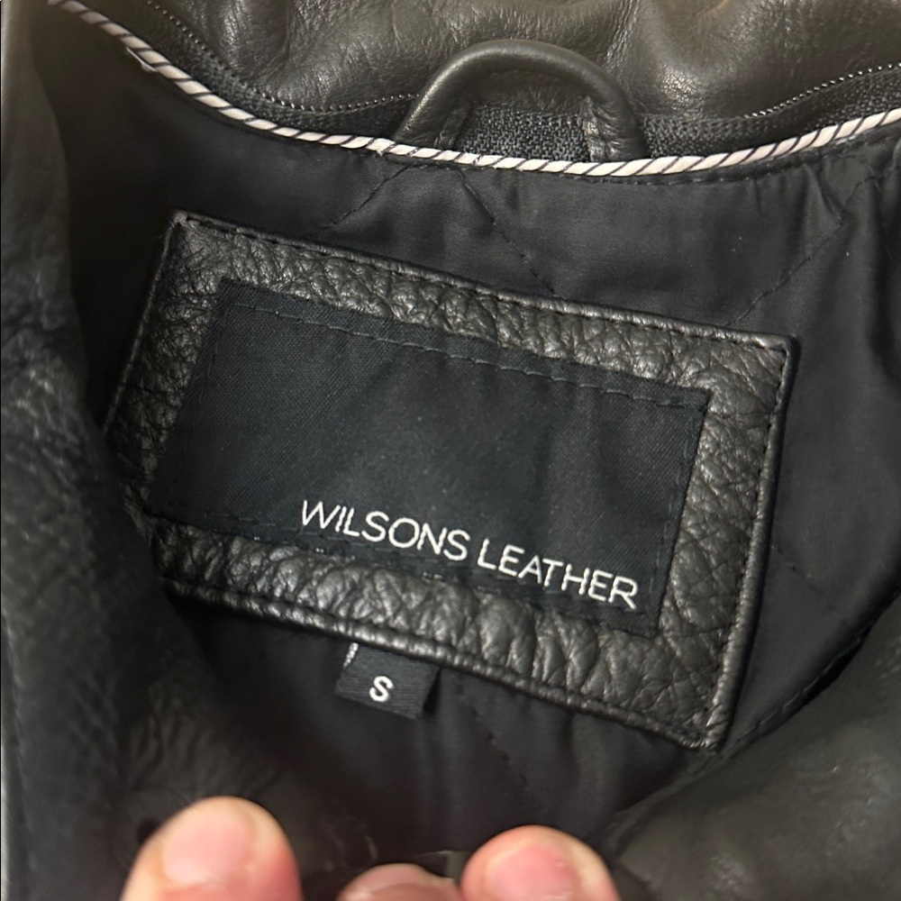 WILSONS LEATHER Lance leather moto jacket - Picture 5 of 13